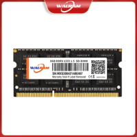 WALRAM Memory Ram DDR3 8gb 4gb 1333MHz 1600MHz PC3/3L-10600 12800 Notebook Sodimm Memoria Ram DDR3L Laptop RAM