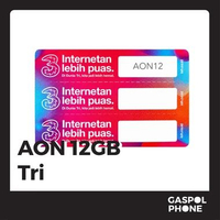 Voucher Tri AON 12GB Lokal Jateng