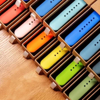 Sport Strap For Apple Watch Band 44mm 45mm 49mm 41mm 40mm 38 44 mm Silicone correa bracelet iWatch Series 8 7 9 SE Ultra 2 bands
