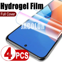 4pcs Hydrogel Film For Xiaomi Redmi 12 5G 11 Prime Soft Screen Protector Xiaomy For Redmi 11Prime Redmi12 Redmi11 5 G Not Glass