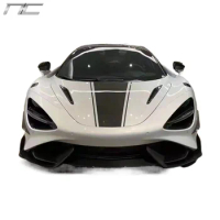 720S Upgrade To 765LT Style Bodykit Car Bumper Front Lip Diffuser Side Skirts For McLaren 720S