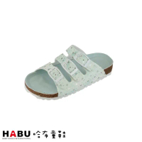 HABU炫染勃肯拖鞋-藍-藍,17.5