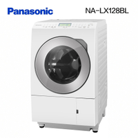 Panasonic國際牌 12公斤 變頻溫水洗脫烘滾筒洗衣機 晶燦白 左開 NA-LX128BL