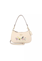 Coach COACH Peanuts Snoopy Co-branded Teri 24 Cobblestone Cow Leather Underarm bag Hand Bill of Ladi