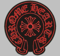 EMBLEM PATCH BORDIR CHROME HEART KUALITAS TINGGI - DH