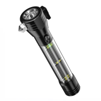 【東尚】強光手電筒 安全錘破窗器 led照明燈 車用手電筒(探照燈 警示燈 安全帶 切割器 消防應急 太陽能燈)