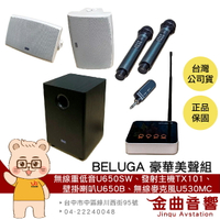 BELUGA 白鯨牌 U650B 無線 壁掛喇叭音響 豪華美聲組 U650SW TX101 U530MC | 金曲音響