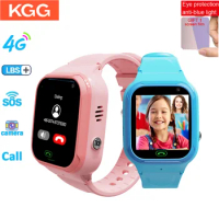 Kids 4G Kids Smart Watch Video Call Phone Watch SOS Call Back Remote Monitor Children Watch Alarm Clock Tracker Student Watch.