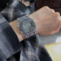 卡西歐G-SHOCK小方塊手表男女復古學生運動方形電子表DW-5600BB-1【北歐居家生活】