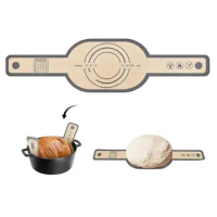 Long Handles Silicone Baking Mat Reusable Heat-resisting Bread Sling Non-Stick Bakeware Bakery Oven Pad for Dutch Oven