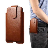Genuine Leather Case For Nothing Phone (1) 5G Belt Loop Waist Bag For Nothing Phone One Magnetic Phone Pouch For Nothing Phone 1