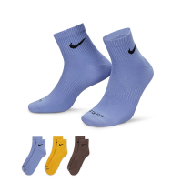 NIKE 襪子 運動襪 籃球襪 六雙組 藍 黃 咖啡 SX6893927