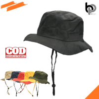 Topi Rimba Gunung Adventure Hiking Mancing Berkebun Tali Polos Pria Wanita Premium Outdoor