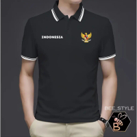 Kaos Polo Garuda Indonesia Atasan Baju Polo Kerah Pria Wanita