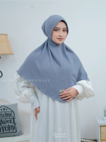 Bergo Instan Pet Tali Crinkle Airflow Ukuran L Jilbab Muslim Panjang