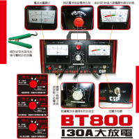 【CSP進煌】BT800電池負載測試器(同級品 BT-400汽車電瓶測試器 電瓶檢測器)