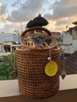 Elena Rattan Handbag Summer Basket Beach / Tas Rotan Bali