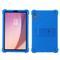 Stylish Silicon Plastic Kids Cover for Lenovo Tab M9 TB-310FU 9 inch 2023 Tablet Case with Dual-use Kickstand Stand Shell