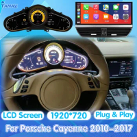 LCD Digital Cluster Car Radio For Porsche Cayenne 2010-2017 Virtual Cockpit Car Multimedia Player Dashboard Speed Meter Screen