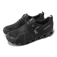 【On 昂跑】慢跑鞋 Cloud 5 Waterproof 男鞋 黑 全黑 防水 雲端緩衝科技 運動鞋 昂跑(5998842)