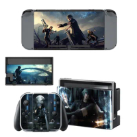 Final Fantasy Screen Protector Sticker Skin for Nintendo Switch NS Console Dock Charger Stand Holder Joycon Controller Skin