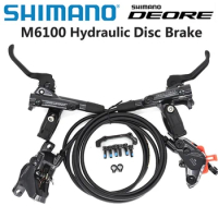 SHIMANO DEORE M6100 2 piston M6120 4 piston Brake MTB Mountain Bikes Hydraulic Disc Brake MTB BR BL-M6100 DEORE Brake