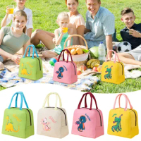 Portable Thickened Thermal Insulation Bento Bag Cartoon Thermal Insulation Lunch Box Bag Large Capacity Thermal Lunch Tote Bag