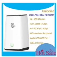 Unlocked Zyxel NR5103E 5G Router CPE 4.67 Gbps 5G Easy Mesh Wireless 5G Modem 4*4 MiMo WiFi6
