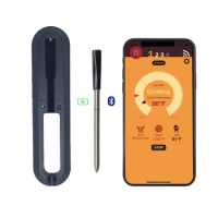 Phone APP Smart Remote Digital Waterproof Battery Charged Wireless Meat Thermometers