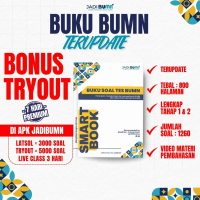 Buku BUMN 2026 + GRATIS Bimbel JadiBUMN (Sesuai Kisi-kisi RBB) | Buku SMARTBOOK BUMN