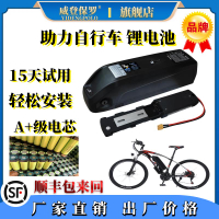 【台灣公司可開發票】48V鋰電池36V助力自行車海龍款USB正步電瓶山地改裝車21700正品