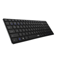 Rapoo 9100M 藍牙/2.4G無線(三通道)刀鋒超薄鍵盤(中文倉頡、注音、 大易版)