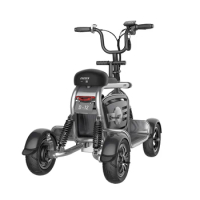 4 wheel 400w motor 10A 15A high quality Electric Motorcycle stable design LED light Airless Tire CC electric scooters for sale