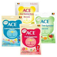 ACE無添加 比利時進口 Q軟糖45g-4種口味可選