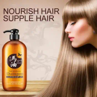 300ml Horse Oil Hair Shampoo Oil Control Hair Moisturizing Shampoos Style Enhancing No Oil Care Korea Hair Shine silicone L6L5