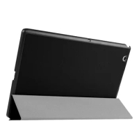 Tablet Cover Magnetic Stand Tri-fold Case leather case cover for sony xperia tablet Z3 compact Z4 tablet