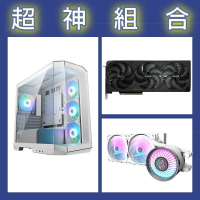 【超神組合】大飛 DN240 冰旋峰 白色+技嘉 RTX5080WF 16G+微星 MAG PANO M100R PZ 白色