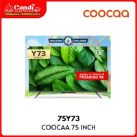 COOCAA Y73 4K UHD Google TV 75 Inch HDR10 Dolby Audio 75Y73