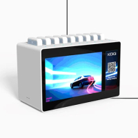 Venus 9-slot shared powerbank combo 9-port shared powerbank charging station with digital screen