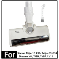 For Xiaomi K10/G10 Xiaomi 1C/ Dreame V8/V9B/V9P/V11/G9 Vacuum Cleaner Electric Floor Brush Head LED Light Cleaning Brush Durable