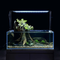 免運 可開票 110V生長燈 植物生長燈 補光燈 燈管 威爾康水草燈led全光譜植物燈小型魚缸燈v系列白光燈水陸缸專用燈D15