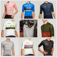 The Pedla Local Loop Cycling Jersey Men Riding Club 2022 Summer Short Sleeve Bicycle Racing Shirt Breathing Sleeved Retro Color