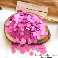 sequin dollar datar size 10mm