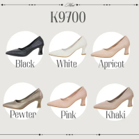 พร้อมส่ง K9700 รองเท้าเท้าคัทชู ส้นสูง2นิ้ว 35-40 ปลายแหลม  แบรนด์ Kitepretty