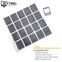 0.3mm Foam Switch Film For Cherry MX Style Mechanical Keyboard Switches Thick Gasket Switch Films (Black, 120pcs/pack)