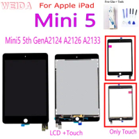 Original LCD For iPad Mini 5 LCD Display Mini5 5th Gen Touch Screen For iPad Mini 2019 Touch screen Digitizer A2124 A2126 A2133