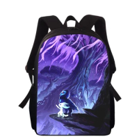 Ori And The Will Of The Wisps 16" 3D Print Kids Backpack Primary School Bags for Boys Girls Back Pack Students School Book Bags