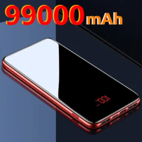 Power Bank 99000mAh Portable Charging Power Bank 10000mAh USB Power Bank External Battery Charger For iPhone Pro Xiaomi Huawei