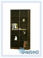 雪之屋居家生活館 F-12書櫃(黑胡桃)(美背式)/置物櫃/收納櫃/展示櫃/附活動隔板8片 X450-10
