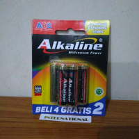 TERBARU - BATERAI ABC ALKALINE AAA ISI 6 BATTERY AAA